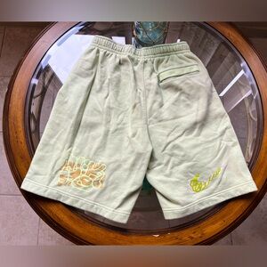 🌱NIKE🌱- Pale Green Streetwear Style Sweat-shorts - Size Lg Mens